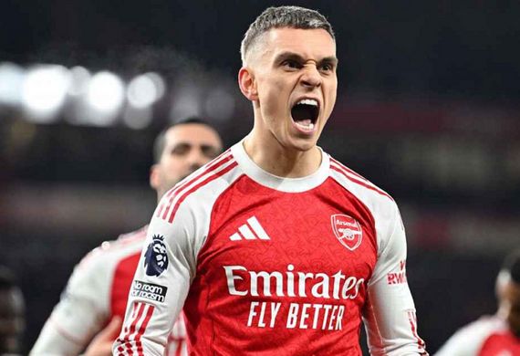 Leandro Trossard bùng cháy, Arsenal hứa hẹn sẽ vô địch